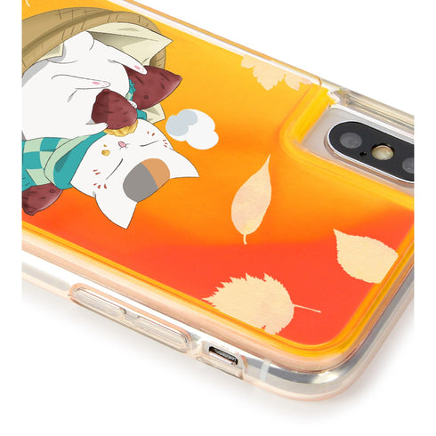 『夏目友人帳』描き下ろしイラスト ニャンコ先生 焼き芋ver. ネオンサンドiPhoneケース